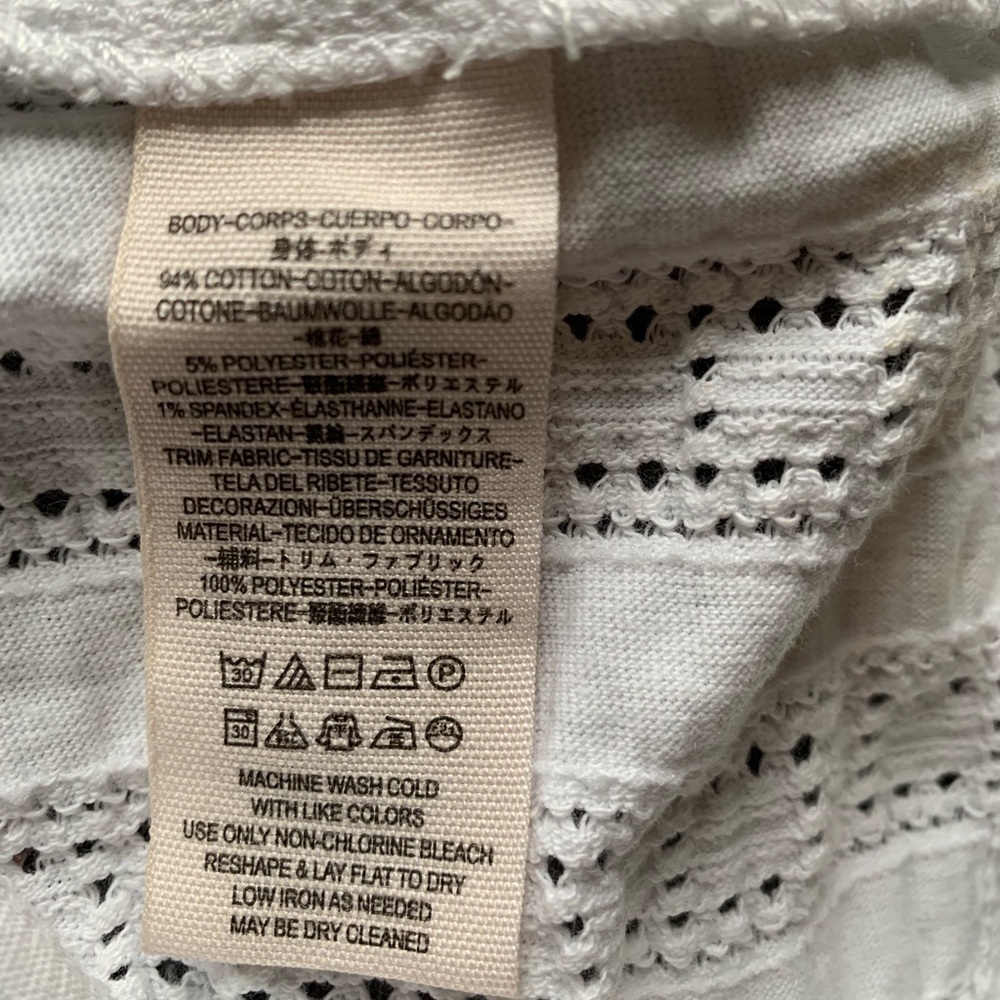 Free people back tie crop top with key hole - Picture 7 of 8